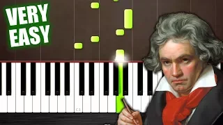 Beethoven - Fur Elise - VERY EASY Piano Tutorial by PlutaX