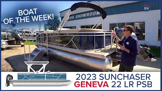 Boat of the Week! 2023 Sunchaser Geneva 22 LR PSB Pontoon Tour