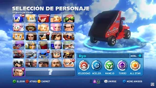 Sonic & All Stars Racing Transformed 🚨TODOS LOS PERSONAJES PC🚨 (ACTUALIZADO 2018)  HD 60fps