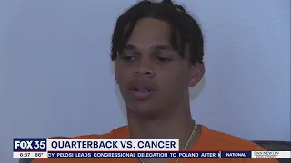 Football player signs deal to benefit charity in honor of friend