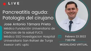 Pancreatitis aguda: Patología del cirujano