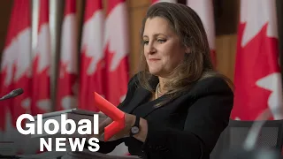 Budget 2021: Freeland says Canada's "spending is necessary"