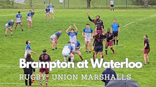 Marshalls Rugby Union: Brampton at Waterloo