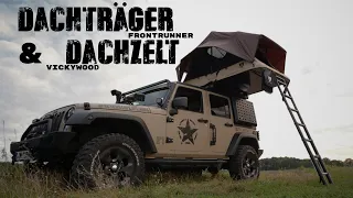 FrontRunner Dachträger & Vickywood Dachzelt auf den Jeep Wrangler  montieren!