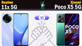 Realme 11x 5G vs Poco X5 5G Full phone comparison