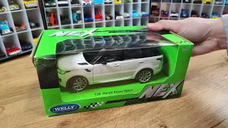 UNBOXING Welly Collection 1:24 2015. diecast Range Rover Sport Model Car