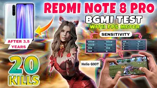 🔥Redmi Note 8 Pro Bgmi Test 2023 With Fps Meter - MediaTek Helio G90T