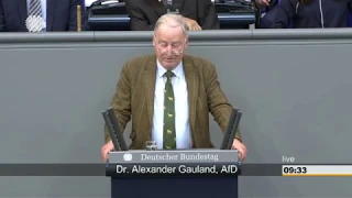 Dr. Alexander Gauland - Antwort auf Regierungserklärung 28.06.2018