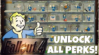 Fallout 4 How to Unlock ALL PERKS! (PS4 Mod)