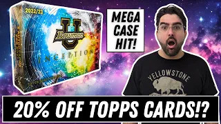 How To Get 20% Off Topps Products + 2022-23 Bowman University Inception Hobby Box Review