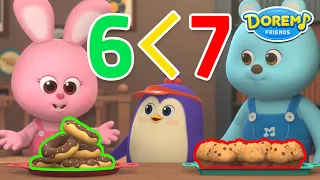 Comparing Numbers for Kids | Dr. Tori | Education for Baby | Cartoon for Kids | Doremi Friends