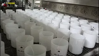 Mass production of scented candles