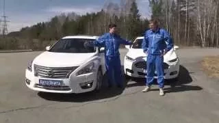 Тест-драйв Nissan Teana VS Ford Mondeo