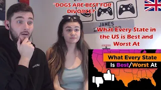 British Couple Reacts to What Every State in the US is Best and Worst At