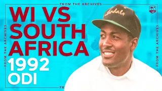 Brian Lara Hits 86 Not Out and Ambrose Takes 3-Fer | West Indies v South Africa 1992 ODI