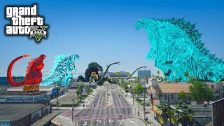 Godzilla Earth vs. Shin Godzilla, Godzilla Filius, Biollante Epic Battle ( GTA V Mods )
