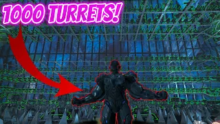 Building And Defending A MASSIVE Solo Base On 1000x ARK