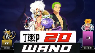 TOP 20 STRONGEST CHARACTERS IN WANO POWER LEVELS - AnimeScale