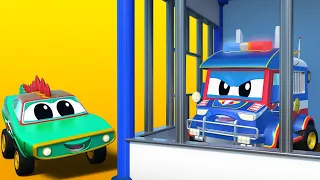 O nie! Super Ciężarówka w więzieniu! | Super Ciężarówka | Car City World App