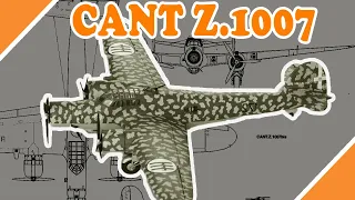 CANT Z.1007 Alcione Reliable World War II Italian Air Force bomber "Kingfisher".