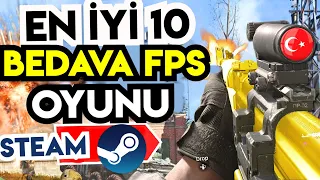 STEAM'DE BEDAVA EN İYİ 10 OYUN | 2020 | STEAM ÜCRETSİZ FPS OYUNLARI