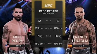 EA UFC 5 Mike Perry vs Franco Tenaglia , cpu vs cpu