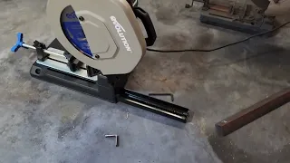 Evolution S380CPS 15-inch Metal Chop Saw unboxed.  First cut review VS Ryobi. Best metal saw made?