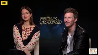 Eddie Redmayne and Katherine Waterston discuss filming Fantastic Beasts 3 in Rio