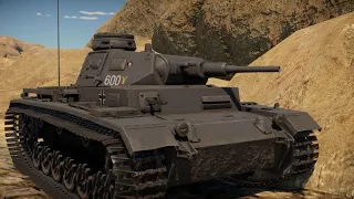 War Thunder Realistic Battle Panzer III F Underrated 1.3