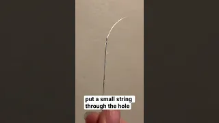 how to put the string in the needle (bead spinner)