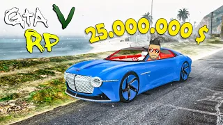 ВОТ ЭТО ЖИР! НОВЫЙ БЕНТЛИ НА ЭЛЕКТРОТЯГЕ ЗА 25 МИЛЛИОНОВ В ГТА 5 РП (ECLIPSE GTA 5 RP)