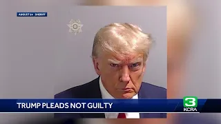 Former President Trump pleads not guilty in Georgia election case