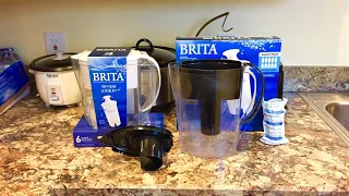 BRITA WATER PITCHER AND FILTER CUSTOMER REVIEW AND HOW TO USE DEMONSTRATION