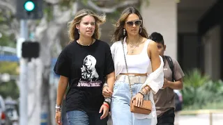 Jessica Alba Bonds With Daughter Honor During A Fun Outing In Westwood