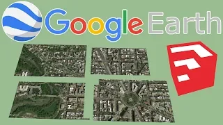 Import and Merge multiples Google Earth Aerial images in SketchUp