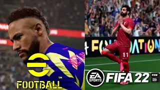 FIFA 22 NEXT GENERATION VS eFOOTBALL (PES 22)NEXT GENERATION GAMEPLAY&GRAPHICS COMPARISON