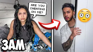 SNEAKING OUT THE HOUSE AT 3AM PRANK ON MY LATINA FIANCE *SHE WAS PISSED*