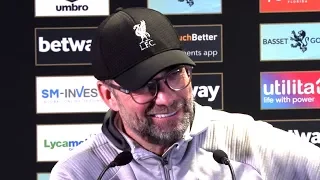 West Ham 0-2 Liverpool - Jurgen Klopp FULL Post Match Press Conference - Premier League