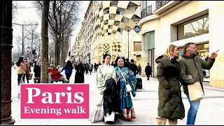 PARIS, FRANCE 🇫🇷 | PARIS FRIDAY EVENING WALK | PARIS 4K HDR | PARIS 4K ULTRA HD