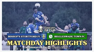 LATE EQUALISER! Matchday Highlights: Bishop's Stortford FC vs Biggleswade Town FC (Emirates FA Cup)