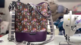 Cutting the Bella Bucket Bag by Oro Rosa Patterns