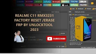 Realme C11 RMX3231 Factory Reset / Erase Frp By UnlockTool 2023/2024