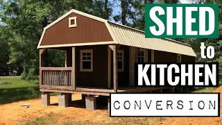 Shed to Kitchen Conversion Pt.1