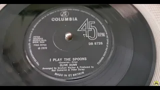 I Play The Spoons ~ Clive Dunn ~ 1970 Columbia 45rpm Vinyl Single ~ 1960s Fidelity HF31 Player