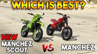 GTA 5 ONLINE : MANCHEZ SCOUT VS MANCHEZ (WHICH IS BEST?)
