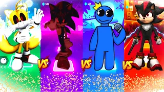 Tails EXE vs Sonic EXE vs Rainbow Friends vs Shadow | Funny Hop Music