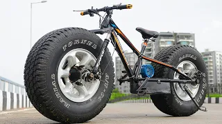 How to make super fat electric bicycle.