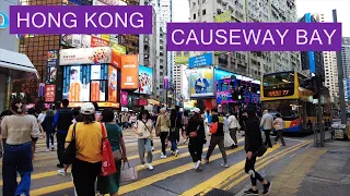 「4K」Hong Kong 🇭🇰 (Causeway Bay) Busy Streets | 香港（铜锣湾）繁忙的街道