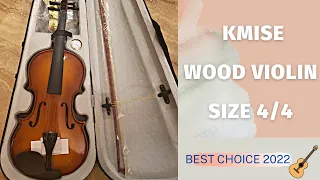 Kmise Wood Violin Size 4/4 Review & How To Play | Best Seller Violin for Adults Beginners/Students