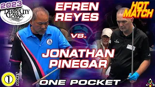 EFREN REYES vs JONATHAN PINEGAR - 2023 Derby City Classic One Pocket Division